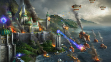 Kings of War coastal defense wallpaper