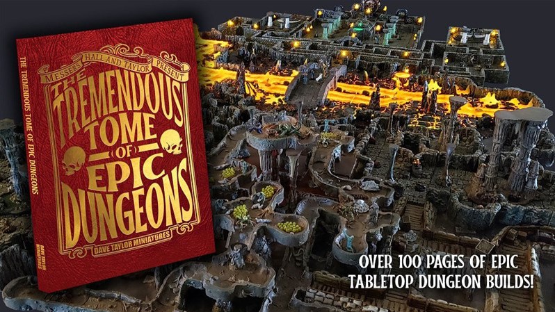 S tvorbou velkolepých scenerií pro vaše RPG vám pomůže kniha The Tremendous Tome of Epic Dungeons