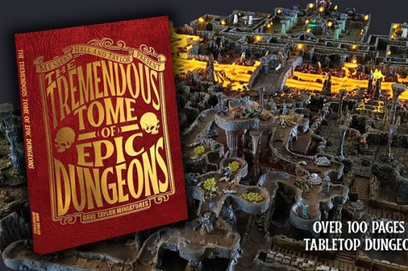 S tvorbou velkolepých scenerií pro vaše RPG vám pomůže kniha The Tremendous Tome of Epic Dungeons