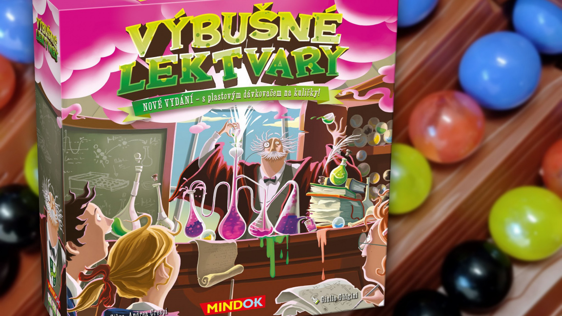 Na český trh se vrací zábavná rodinná hra s kuličkami Výbušné lektvary