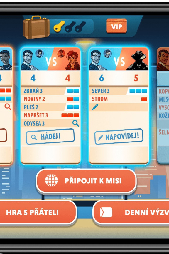 Studio CGE vedle mobilních Krycích jmen nabízí i svůj herní kalendář