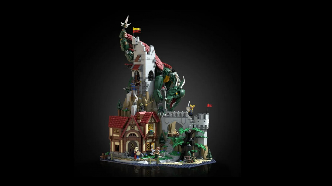 LEGO slaví výročí Dungeons & Dragons soutěží fanouškovských dioramat. Jedno z nich půjde do obchodů