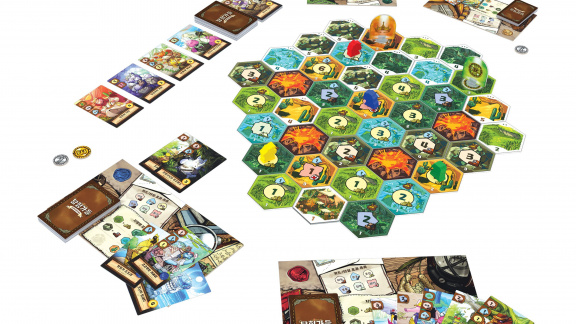 Blackfire vydá rodinný deckbuilding Expedition, ve kterém závodíte v hledání pokladů