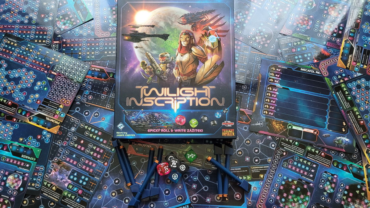 Twilight Inscription – recenze roll & write verze megalomanské 4X strategie