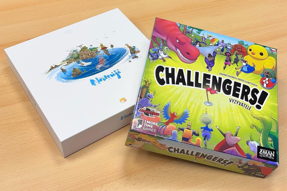 Vychází zenová deskovka Namiji a turnajovka Challengers!: Vyzyvatelé