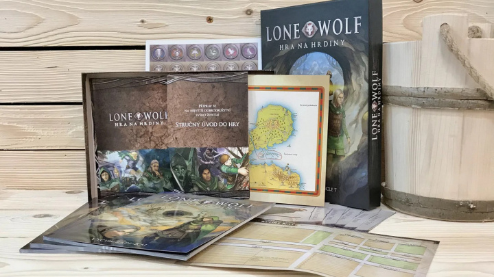 Lone Wolf: Hra na hrdiny – recenze kompletní edice stolní adaptace slavné série gamebooků