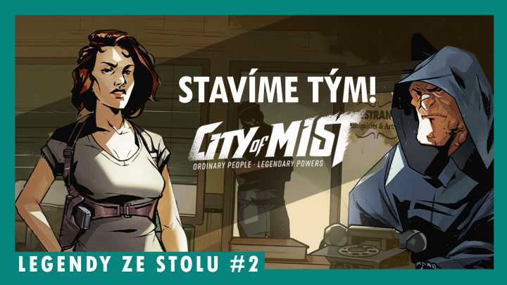 Sledujte druhou epizodu hraní City of Mist v podání Legend ze stolu