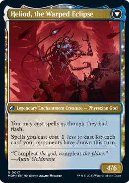 Magic The Gathering - March of the Machine - Heliod the Warped Eclipse