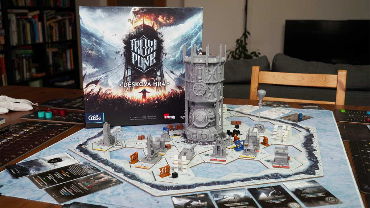 Frostpunk: Desková hra – videorecenze mrazivého přežívání na konci světa