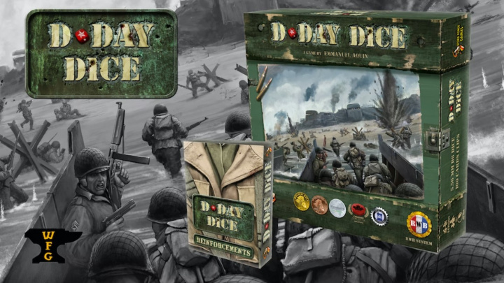 Populární kooperativní/sólová válečná hra D-Day Dice se rozloučí novým rozšířením