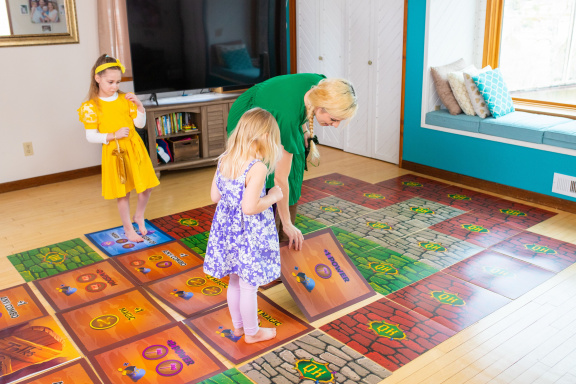 Obří verze dětského dungeon-crawleru The Quest Kids využije jako herní desku celou místnost