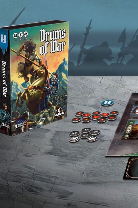 Asymetrický karetní duel / sólovka Drums of War proti sobě staví lidi a orky