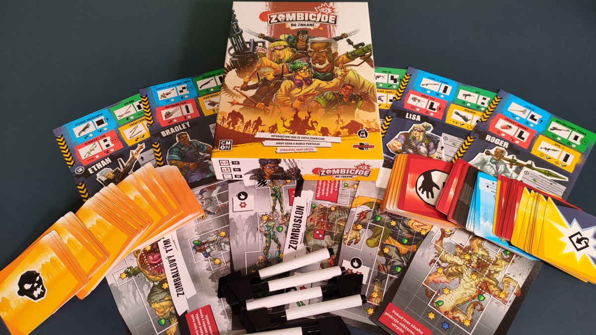 Zombicide: Do zbraně – recenze hry, v níž jdete na nemrtvé fixou