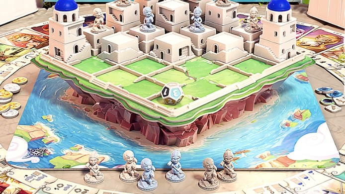 Skvělá logická hra Santorini dostane ještě hezčí edici s kooperativním rozšířením