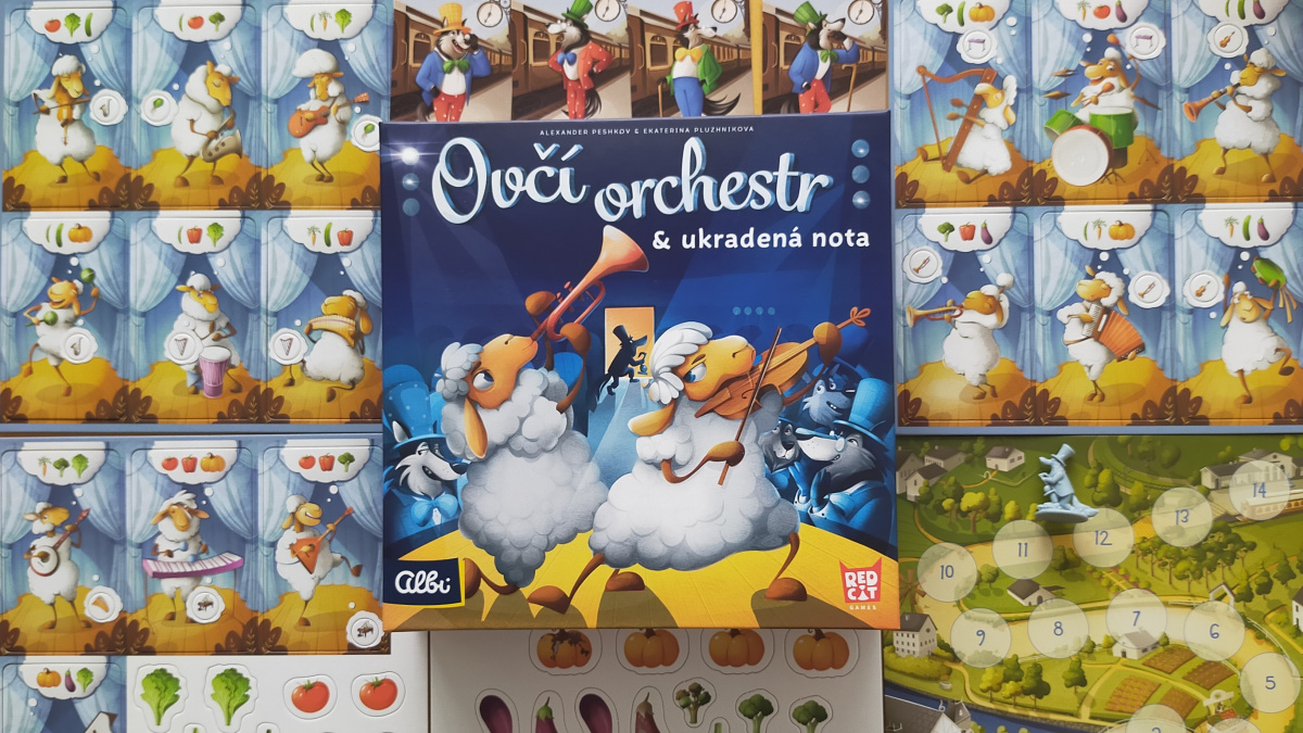 Ovčí orchestr a ukradená nota – recenze detektivní rodinné hry s výslechem ubečených svědků