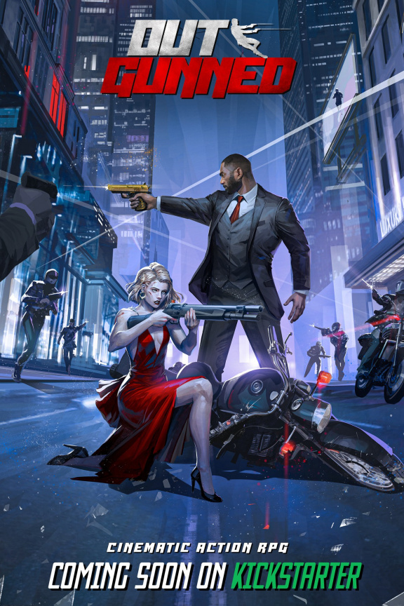 Staňte se Jonhem Wickem, Johnem McClanem, Bladem i Harrym Potterem v RPG novince Outgunned od výherců ceny ENNIE