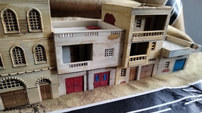 Arab Urban Buildings set of Four Town Houses – Patrick Miniatures