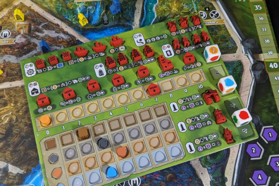 Město Kosk v kostkové strategii Castellans of Valeria hledá nového správce