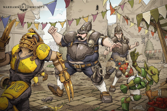 Brutální americký fotbal Blood Bowl s novým rozšířením vyrazí do špinavých městských uliček