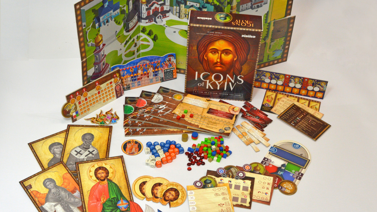 Nové české studio Risiivr chystá deskovku Kyjevské ikony. Budete v ní vytvářet náboženské malby