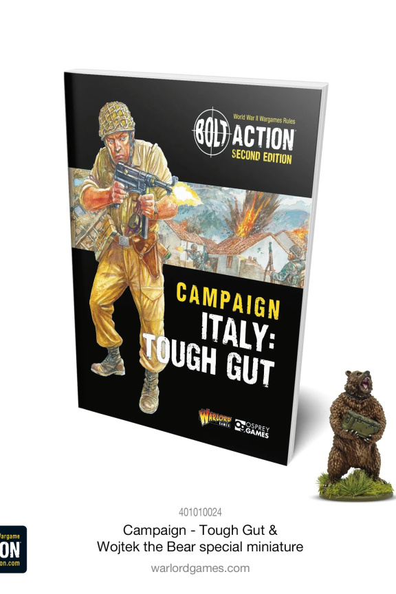 Nová italská kampaň pro Bolt Action přináší vedle řady nových pravidel i polského medvěda Wojtka