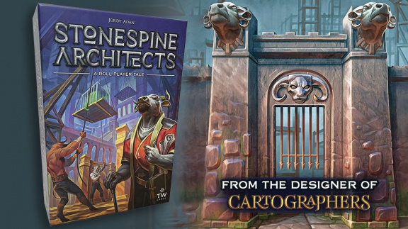 Karetní budování labyrintů ve Stonespine Architects od tvůrce Kartografů je na Kickstarteru