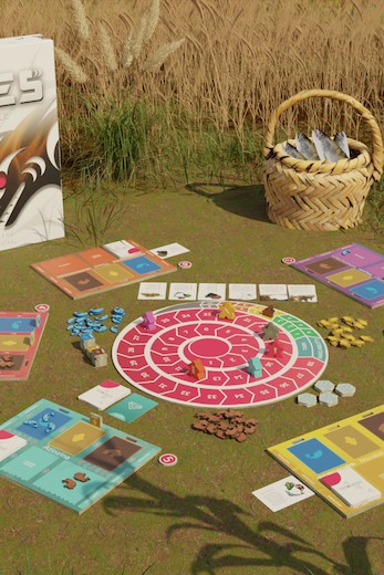 Tvůrce oceňovaného RPG Coyote & Crow chystá semi-kooperační deskovku Wolves