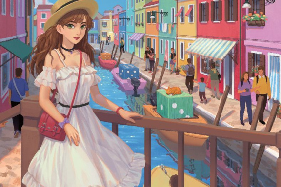 Výborná deskovka Walking in Burano se dočkala své alternativní zakreslovací verze
