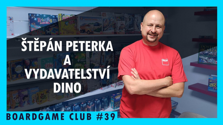 BoardGame Club #39 se Štěpánem Peterkou o vydavatelství Dino