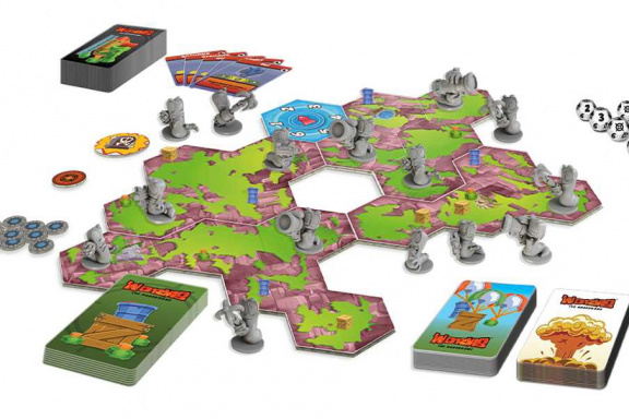 Po zuby ozbrojení červíci v deskoherní adaptaci série Worms dobývají Kickstarter