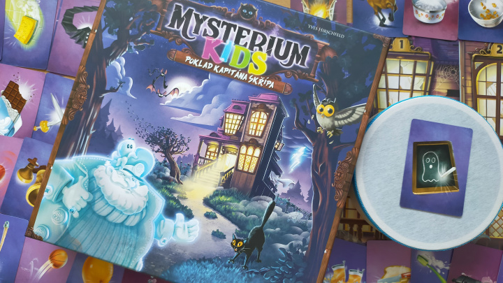 Mysterium Kids: Poklad kapitána Skřípa – recenze deduktivní hry s bubínkem pro malé i velké