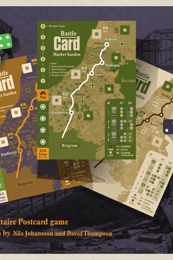 Battle Card od tvůrce Odhodlaných umožní zažít ty největší druhoválečné bitvy na minimálním prostoru