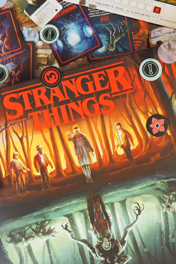 Stranger Things: Obrácený svět – Desková hra – recenze kooperace pro milovníky seriálu