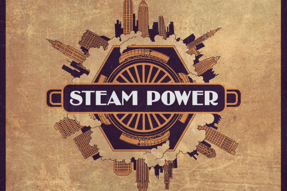 Martin Wallace, tvůrce Anno 1800 a Brass, se s novinkou Steam Power vrací k vláčkům
