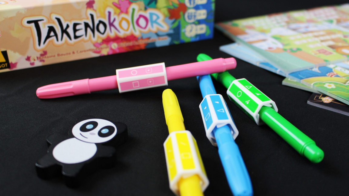 Oblíbené Takenoko se rozšíří o roll & write verzi Takenokolor, v níž házíte fixkami