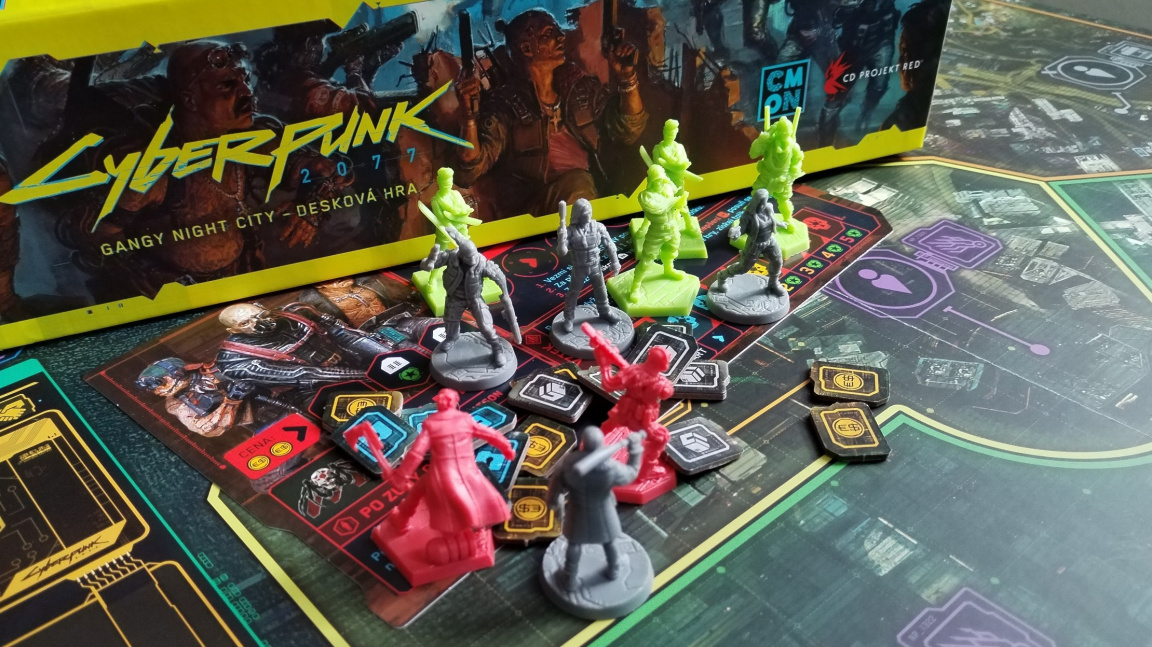 Cyberpunk 2077: Gangy Night City – recenze kompetitivní stolní adaptace slavné videohry