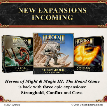 Heroes of Might &amp; Magic III: The Board Game – new expansions