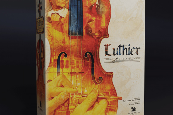 Luthier je strategická deskovka o tvorbě hudebních nástrojů od tvůrce Palírny