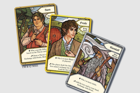 Frodo, Bilbo, Gandalf a další se potkají v kooperativní štychové hře podle Pána prstenů