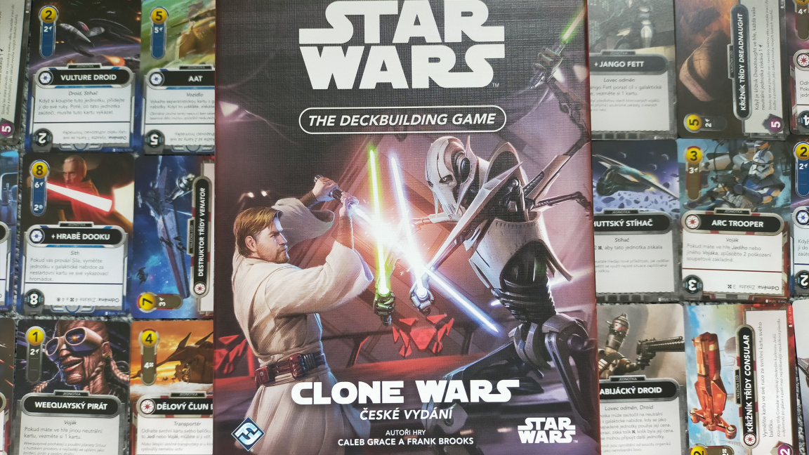 Star Wars: The Deckbuilding Game – Clone Wars – recenze pokračování duelu z Hvězdných válek