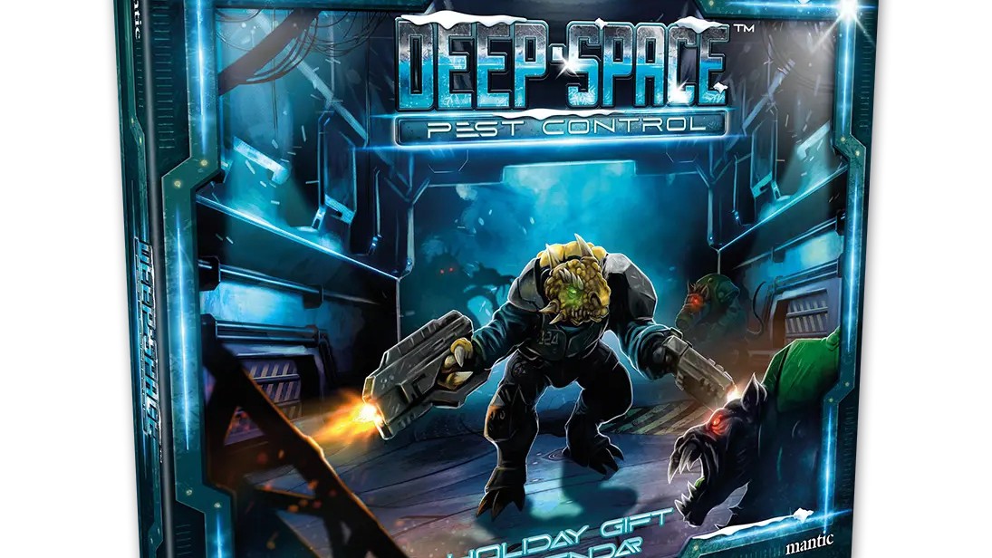 Deep Space: Pest Control je hratelný adventní kalendář pro 1 až 2 hráče