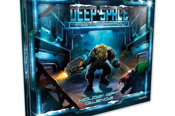 Deep Space: Pest Control je hratelný adventní kalendář pro 1 až 2 hráče