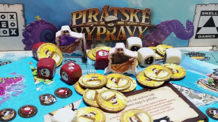 Pirátské výpravy – recenze dětsky dospělé párty hry plné kostek a sázek