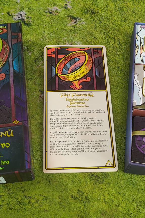 Pán prstenů: Společenstvo prstenu – Štychová karetní hra – recenze brilantní kooperace