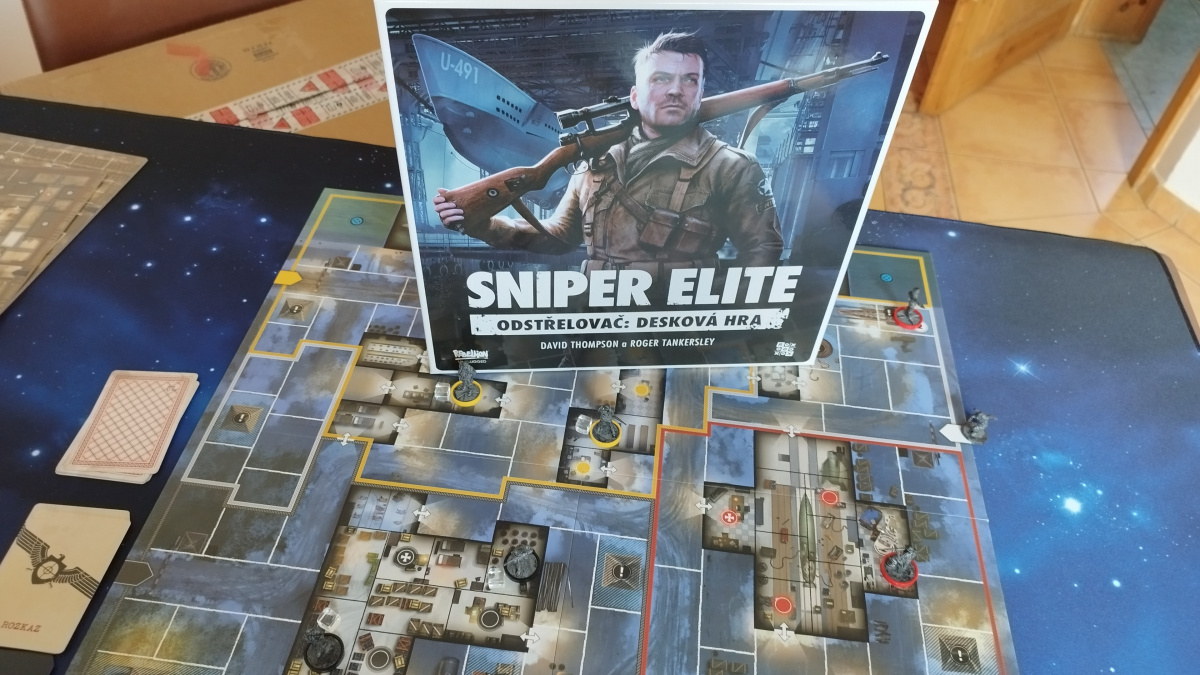 Sniper Elite – Odstřelovač: Desková hra – recenze druhoválečné naháněčky