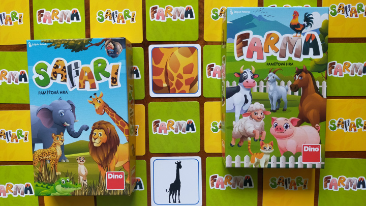 Safari a Farma – recenze dvojice českých, pexesoidních her pro děti