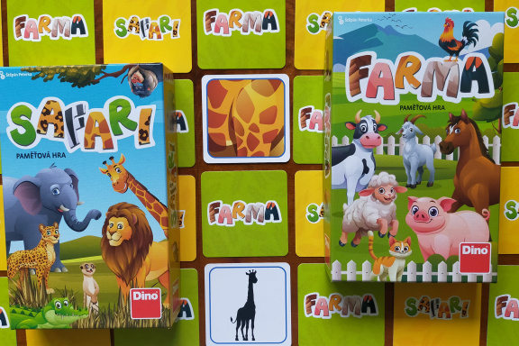 Safari a Farma – recenze dvojice českých, pexesoidních her pro děti