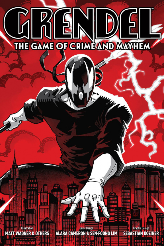 Z komiksových sešitů do asymetrické deskovky. Grendel: The Game of Crime and Mayhem vrací do New Yorku ikonického nájemného vraha