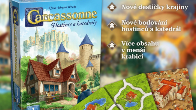 Carcassonne: Hostince a katedrály – nová edice