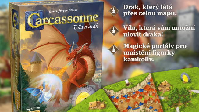 Carcassonne: Víla a drak